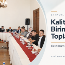24 Eylül 2026 Kalite Komisyonu toplantısına ait fotoğraflar